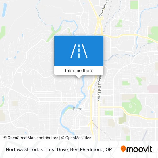 Mapa de Northwest Todds Crest Drive