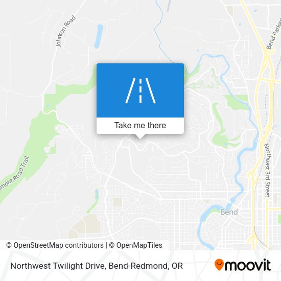 Northwest Twilight Drive map