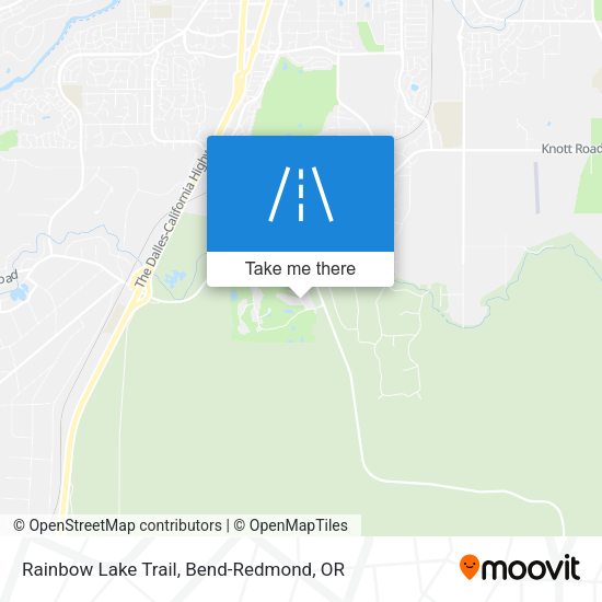 Mapa de Rainbow Lake Trail