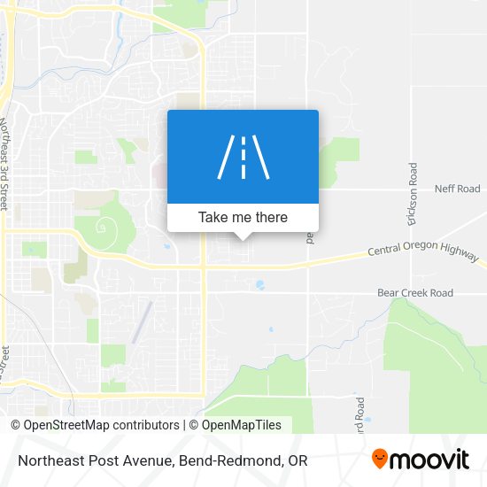 Mapa de Northeast Post Avenue