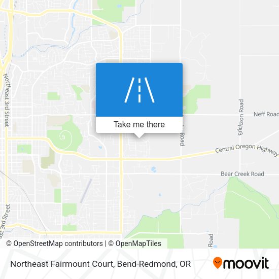 Mapa de Northeast Fairmount Court