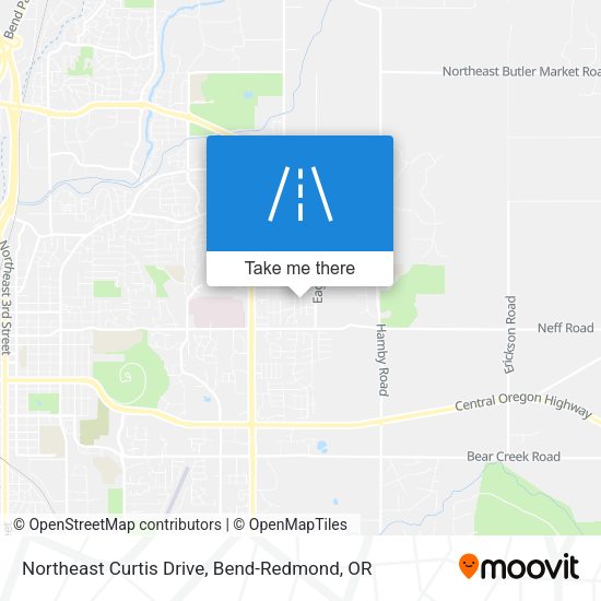 Mapa de Northeast Curtis Drive