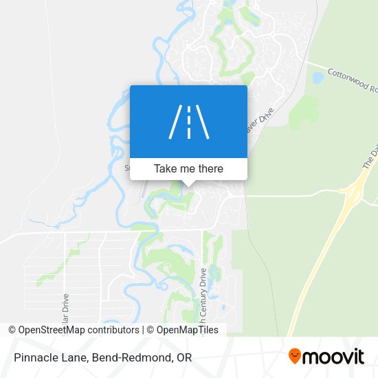 Pinnacle Lane map