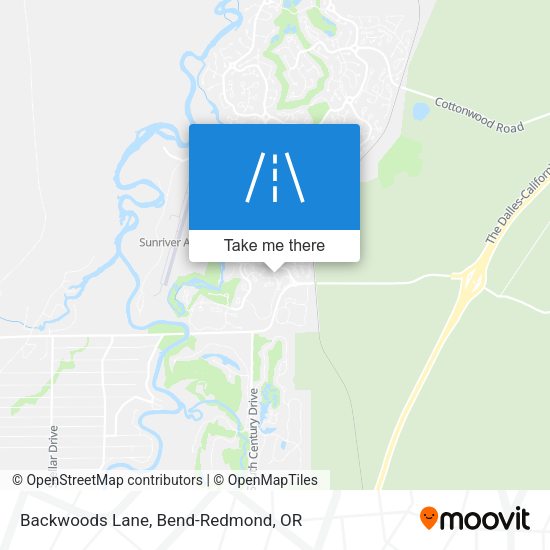Backwoods Lane map