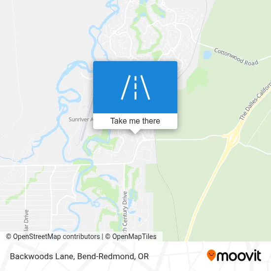 Backwoods Lane map