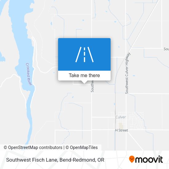 Southwest Fisch Lane map