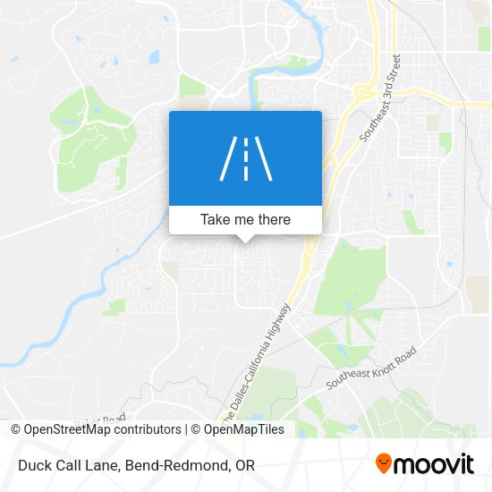 Duck Call Lane map