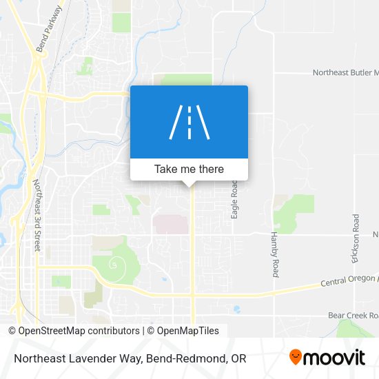 Mapa de Northeast Lavender Way