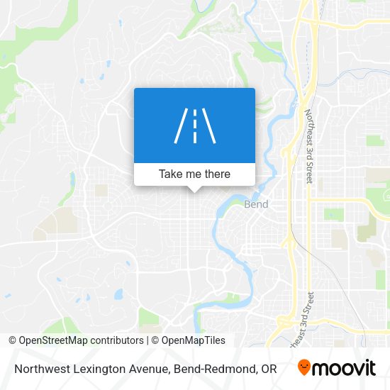 Northwest Lexington Avenue map