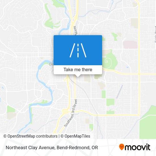 Mapa de Northeast Clay Avenue