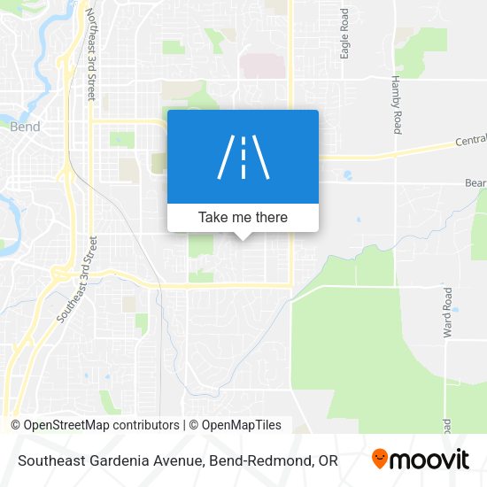 Southeast Gardenia Avenue map