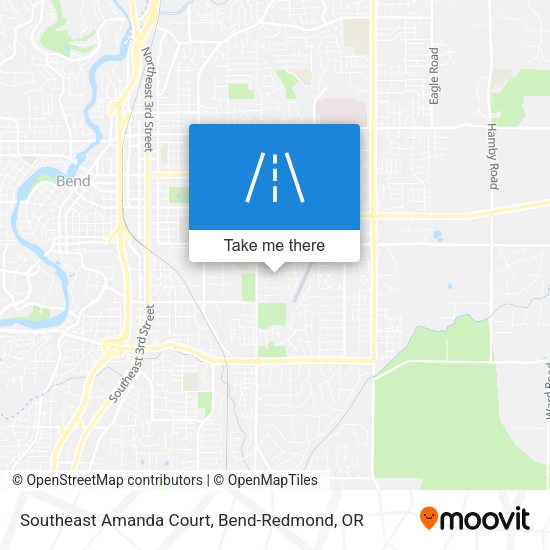 Southeast Amanda Court map