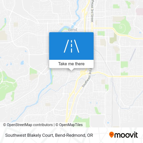 Southwest Blakely Court map