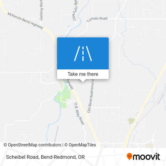 Scheibel Road map