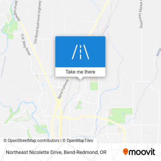Northeast Nicolette Drive map