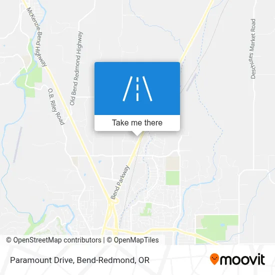 Paramount Drive map
