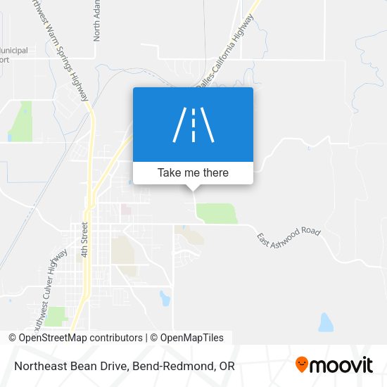Northeast Bean Drive map