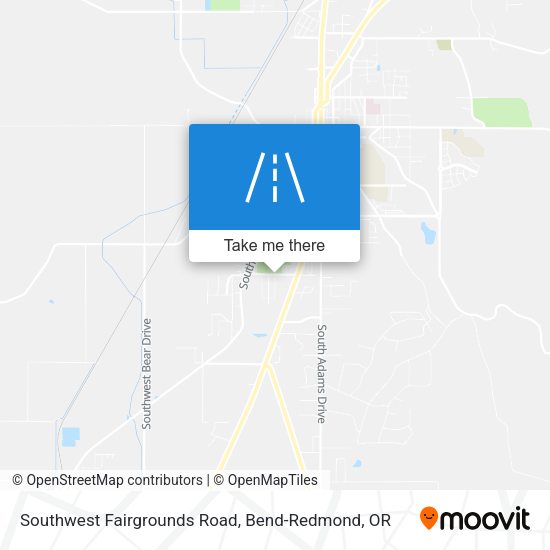 Southwest Fairgrounds Road map
