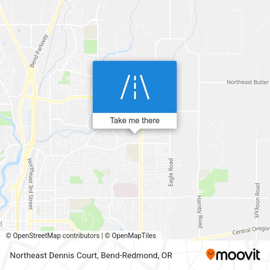 Northeast Dennis Court map