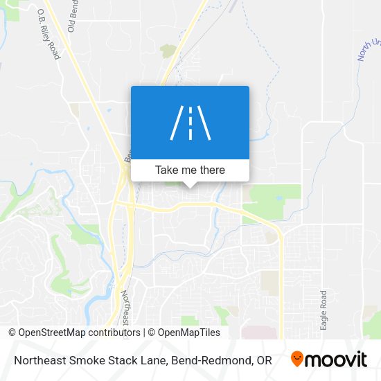Northeast Smoke Stack Lane map