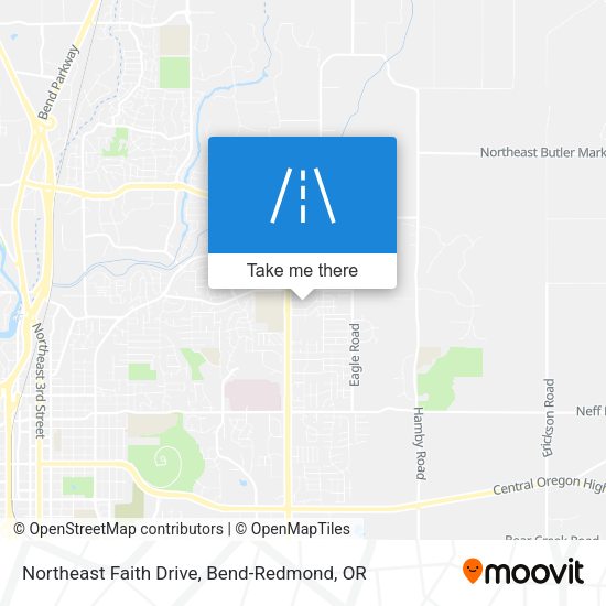 Northeast Faith Drive map