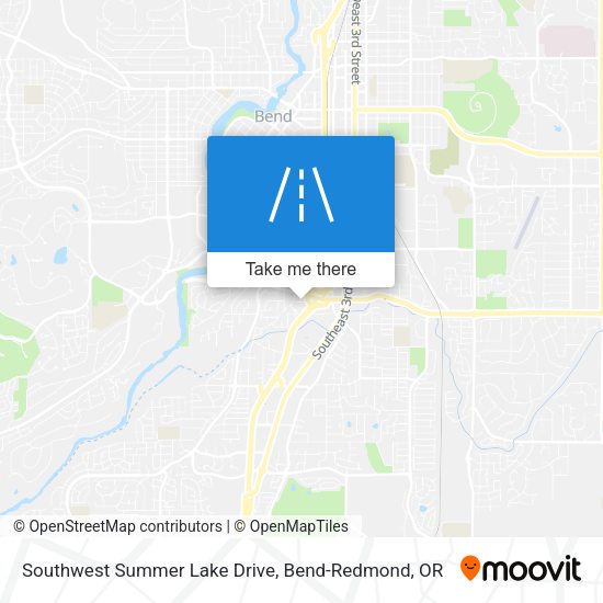 Southwest Summer Lake Drive map