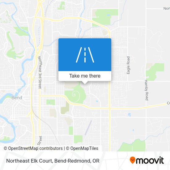 Northeast Elk Court map