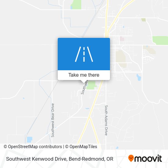 Mapa de Southwest Kenwood Drive