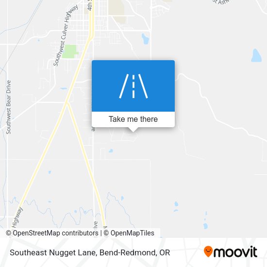 Southeast Nugget Lane map