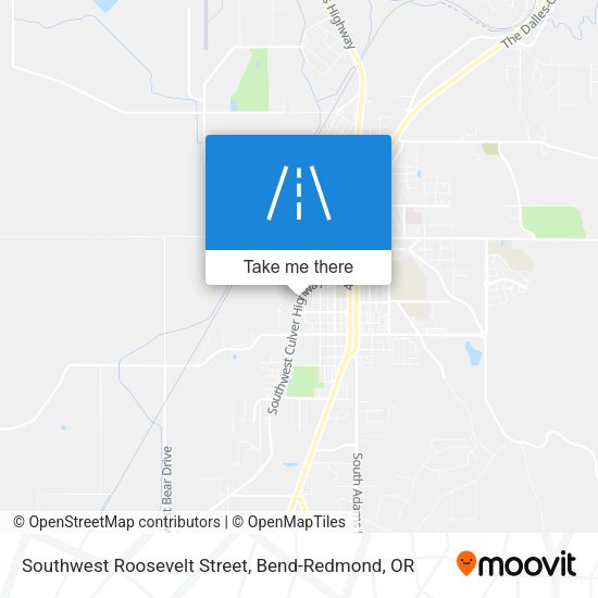 Southwest Roosevelt Street map