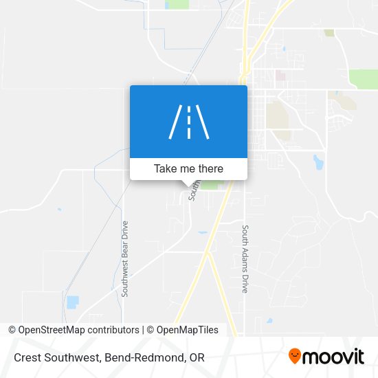 Crest Southwest map