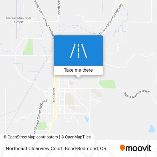 Northeast Clearview Court map