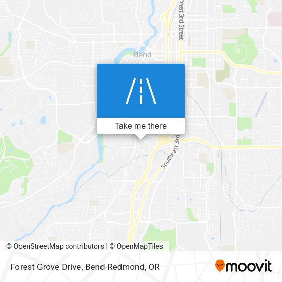 Forest Grove Drive map