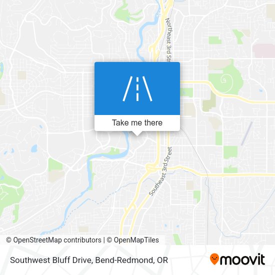 Southwest Bluff Drive map