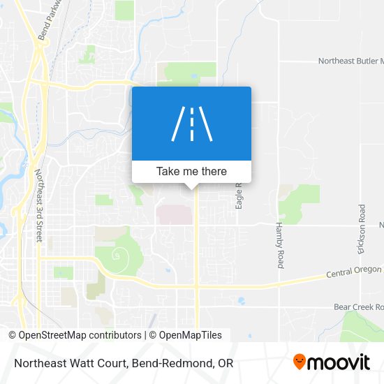 Northeast Watt Court map