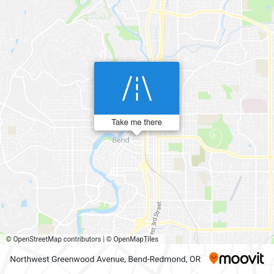 Mapa de Northwest Greenwood Avenue