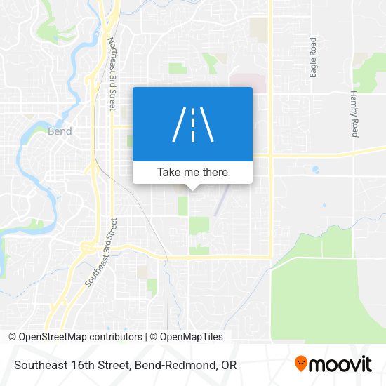 Southeast 16th Street map