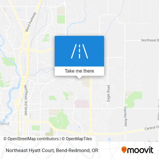 Mapa de Northeast Hyatt Court