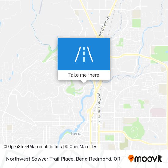Northwest Sawyer Trail Place map