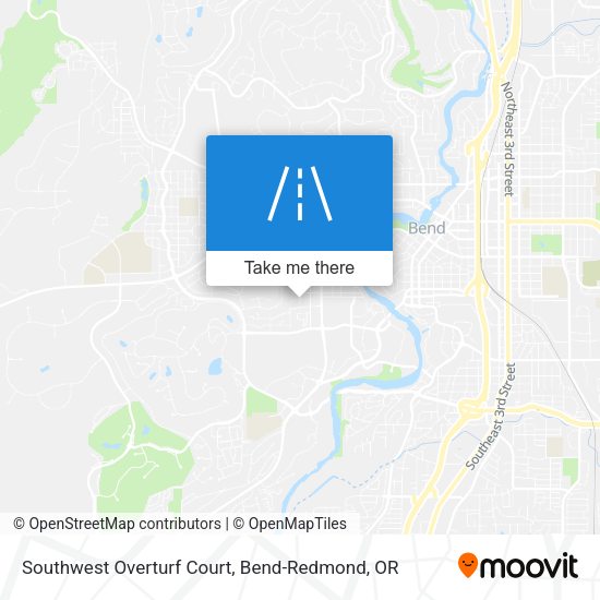 Southwest Overturf Court map