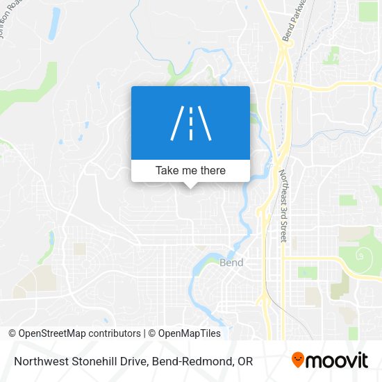 Northwest Stonehill Drive map