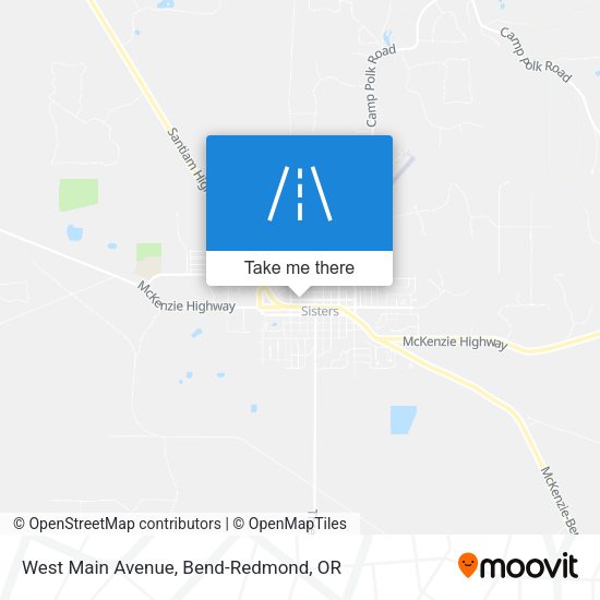 Mapa de West Main Avenue