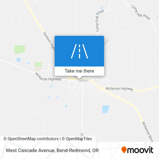 Mapa de West Cascade Avenue
