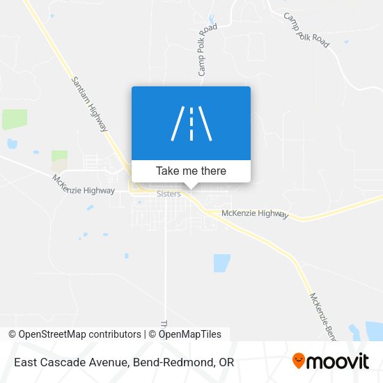 East Cascade Avenue map