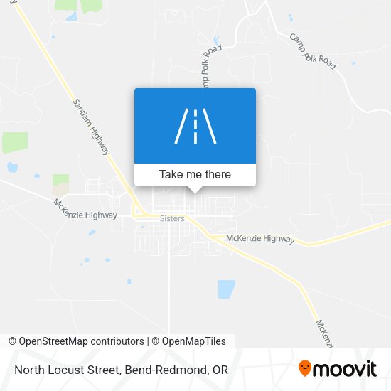 North Locust Street map