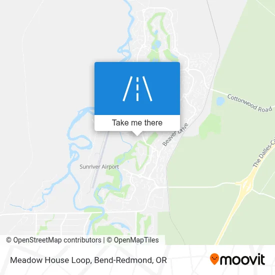 Meadow House Loop map