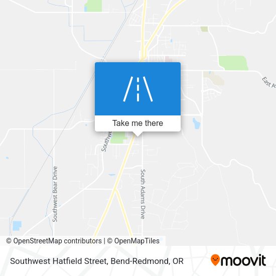 Southwest Hatfield Street map