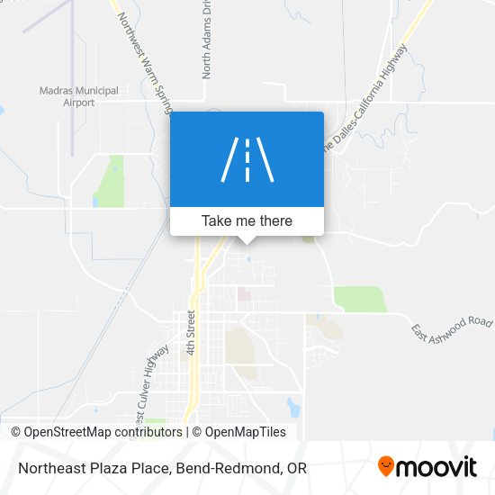 Northeast Plaza Place map