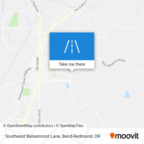Mapa de Southeast Balsamroot Lane