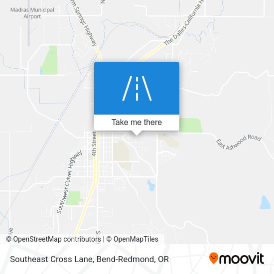 Southeast Cross Lane map